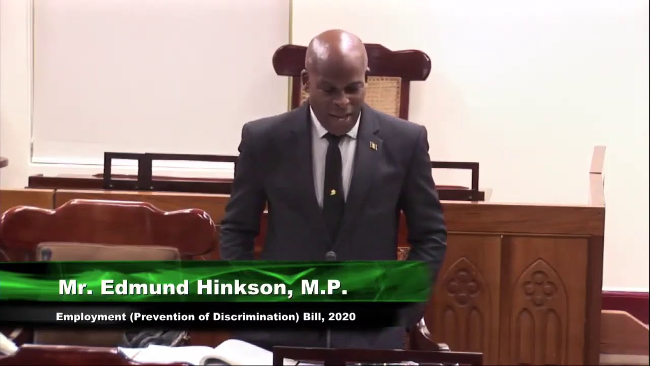 M.P. Edmund Hinkson's contribution to the 76th Sitting of The House of Assembly