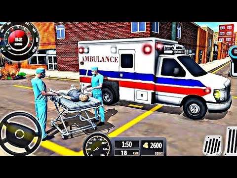 City Ambulance Rescue Driving - Emergency Ambulance Simulation 3D - Android Gameplay
