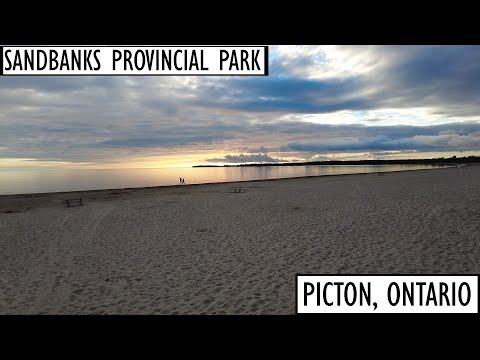 Sandbanks Provincial Park Walking Tour 🚶‍♂️ | 4K Nature Walk in Picton, Ontario 🌲🏖️