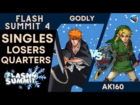 AFM Godly (Ichigo) vs SC AK160 (Link) - SSF2 Losers Quarters - Flash Summit 4