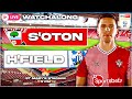 EFL CHAMPIONSHIP & COMMENTARY LIVE! | Southampton vs Huddersfield Town | Southampton Fan Watch Along