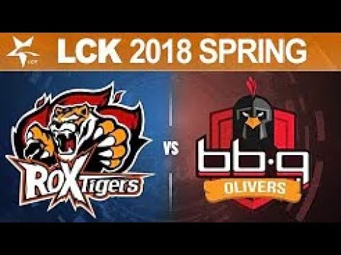 ROX vs BBQ, Game 2   LCK Spring Split 2018 W6D4  ROX Tigers vs bbq OLIVERS G2