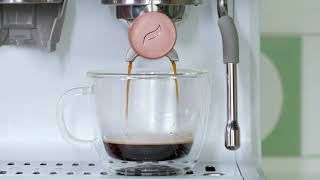 Cafe BELLISSIMO Semi Automatic Espresso Machine + Frother Matte White C7CESAS4RW3 Picture