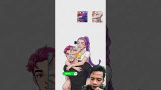 Download lagu Abby & Rumi K-pop demon hunter | Wa wa wa gacha trend #kpopdemonhunters #shorts #art #trending mp3