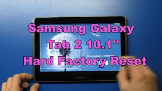 Samsung Galaxy Tab 2 GT P5110 Hard Reset