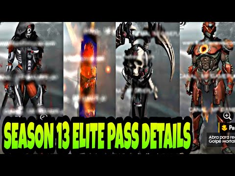 SEASON 13 ELITE PASS !! ALL ITEMS AND REVIEW || FFGZ