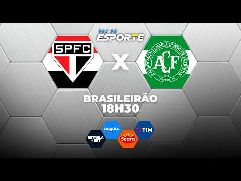 SÃO PAULO X CHAPECOENSE - AO VIVO | CAMPEONATO BRASILEIRO – 12/03/2026
