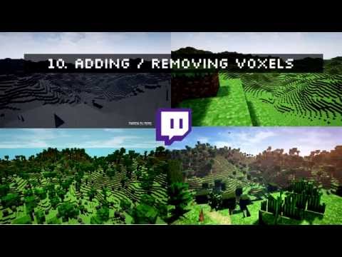 Tefel - Astro Colony - Unreal Minecraft - Twitch 12h challenge - 10. Adding / removing voxels