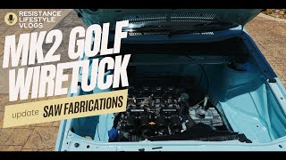 Update on Shaun's Mk2 16v Golf wire tuck