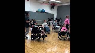 Annalynne at wheelchair dance