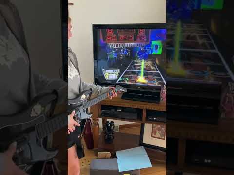 Playstation 2 wireless  guitar hero bundle demo for eBay listing￼