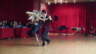 Maxi Copello & Cecilia Vicencio - Tango Demo 2/2 @ Susan's Studio 2017 April 7