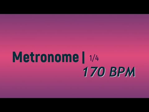 170 BPM 1/4 Metronome