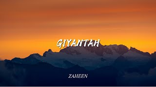 Download lagu ZAHEEN - GIYANTAH (COVER) mp3