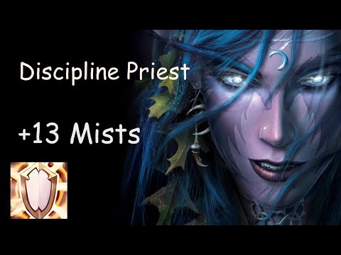 +13 Mists of Tirna Scithe | VoidWeaver Discipline Priest PoV | TWW Season 1 Mythic+