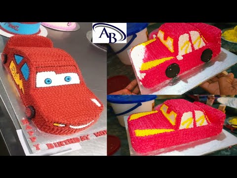 car cake making full video step by step by AHMAR BAKER'S