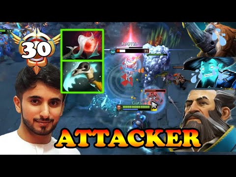 ATTACKER GRAND MASTER KUNKKA PLAYING LIKE SCRIPTING ULTRA FAST REACTION TIME | DOTA2ORBS