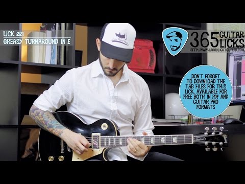 Lick 221/365 - Greasy Turnaround in E | 365 Guitar Licks Project