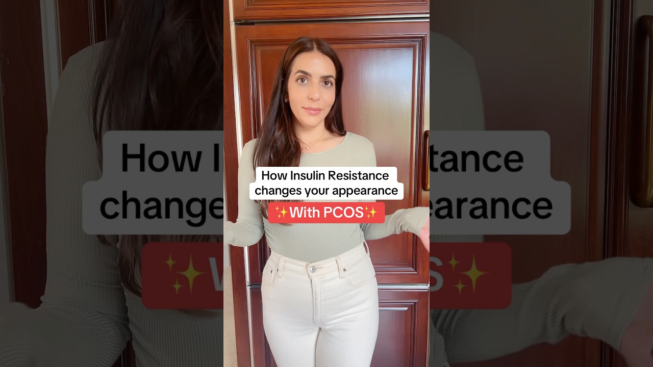 How Insulin Resistance changes your appearance with #pcos