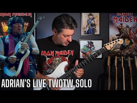 Iron Maiden - The Writing On The Wall: Adrian Smith's LIVE Solo (Cover)