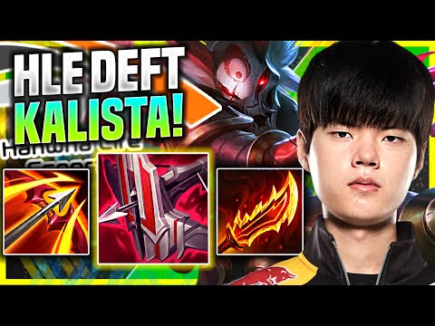 DEFT DESTROYING WITH KALISTA! - HLE Deft Plays Kalista ADC vs Kai'Sa! | Preseason 11