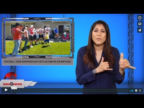 Football team surprises boy with autism on his birthday (7.26.19)