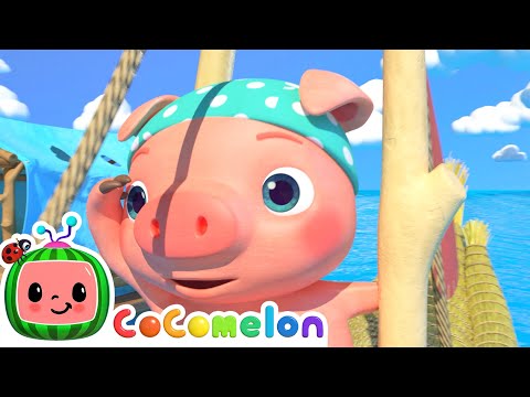 Three Little Pigs! | CoComelon Animal Time | Animal Nursery Rhymes