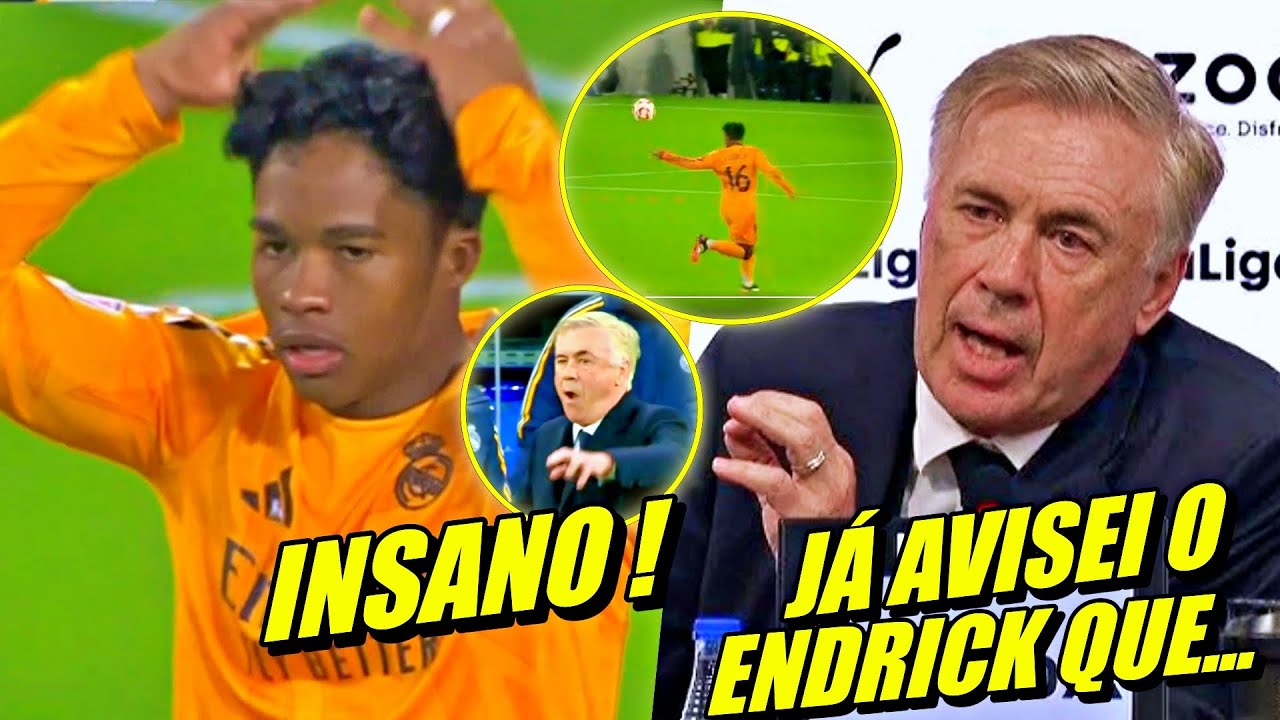 ABSURDO !! ENDRlCK ESPANTA A ESPANHA NOVAMENTE !! ANCELL0TTl MANDOU RECADO E MAIS