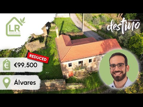 CENTRAL PORTUGAL Traditional SCHIST FARMHOUSE FOR SALE in tranquil valley.