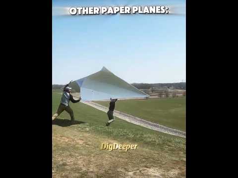 You’ve NEVER Seen a Paper Plane Do This Before!