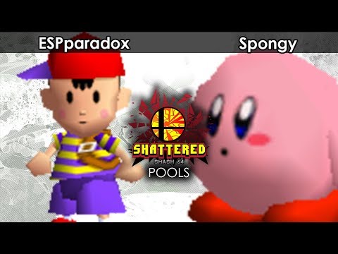 Smash 64: ESPparadox (Ness) V Spongy (Kirby) - Shattered 91 Tournament SSB64