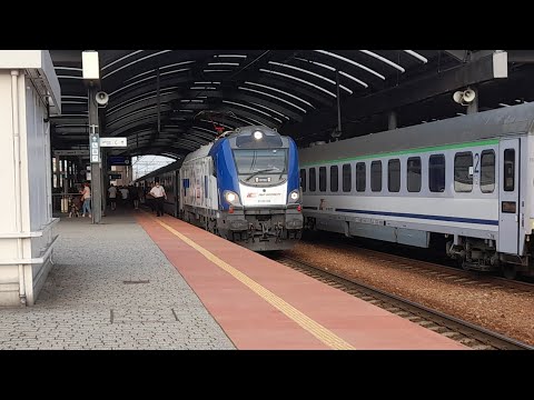 Pierwszy dzień kursowania pociągów sezonowych (2) na stacji PKP Katowice(PKP IC, TLK, KŚ, EIP, PKPC)
