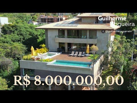 Casa MARAVILHOSA com 845m2 e uma vista incrível pras montanhas no Mirante da Mata em Nova Lima/MG