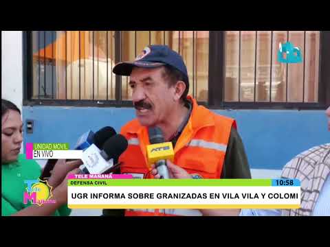 UGR BRINDA INFORME SOBRE GRANIZADAS EN VILA VILA Y COLOMI.
