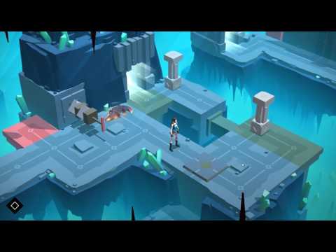 Lara Croft GO The Cave of Fire - Walkthrough 8 - A Crystal Cavern