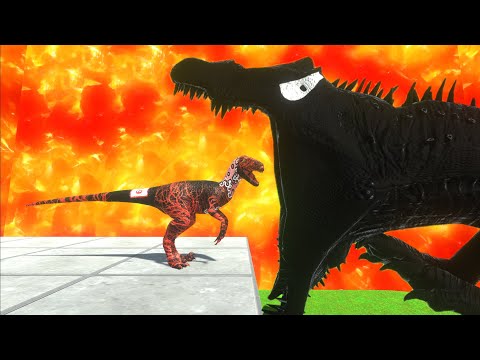 Jump Of Death Dinosaur Spinosaurus - Animal Revolt Battle Simulator