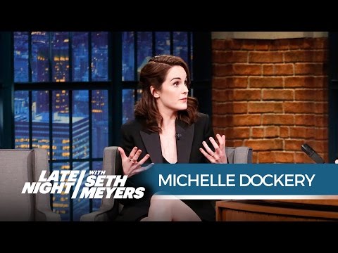 , title : 'Michelle Dockery on the End of Downton Abbey - Late Night with Seth Meyers'