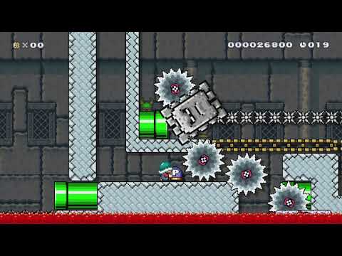 near death experience hold Y&→ by Im1Pyro - Super Mario Maker - No Commentary 1bk