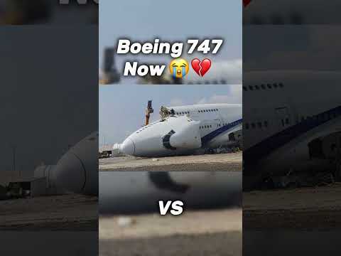Boeing 747 ✈️👑 Then 🫡 Vs Now 💔 @Crosswindsaviations