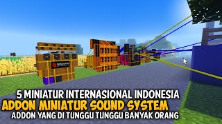 Download lagu Addon 5 Miniatur Sound System | Mod minecraft mp3