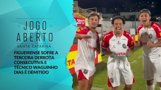 Figueirense sofre a Terceira derrota consecutiva e técnico Waguinho Dias é demitido - Jogo Aberto