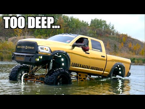 I SUNK My $160K SEMA Truck In A Pond...