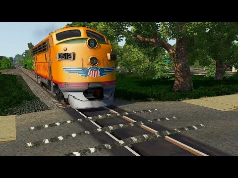 Train vs Massive Speed Bumps | BeamNG.Drive | Railroad Crossing Train Crash