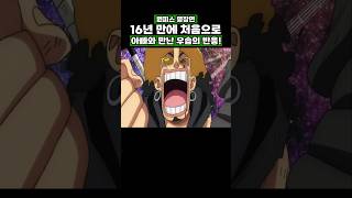 16년 만에 처음으로 아빠와 만난 우솝의 반응! #onepiece #원피스
