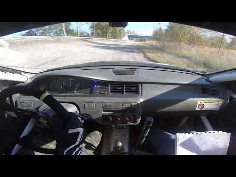 KJS Rajd Tyski OS 3 Kawalec Strawa Honda Civic 14.10.2018