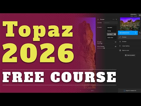 Free Topaz Photo AI Course (Every Tool Explained)