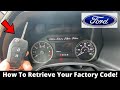 It's THIS EASY To Find Your Ford Door Keypad Code (From Factory) (Ford F150)