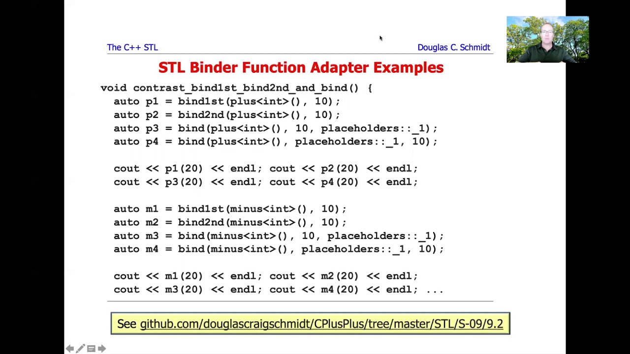 C++ STL Binder Adapters