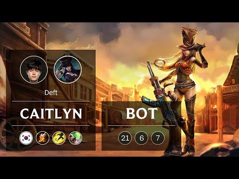 Caitlyn ADC vs Sivir - KR Challenger Patch 8.24