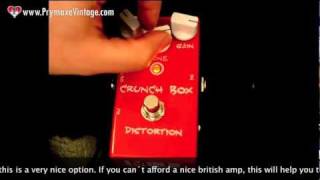 Video thumbnail for MI Effects Crunch Box Distortion Demo by Prymaxe